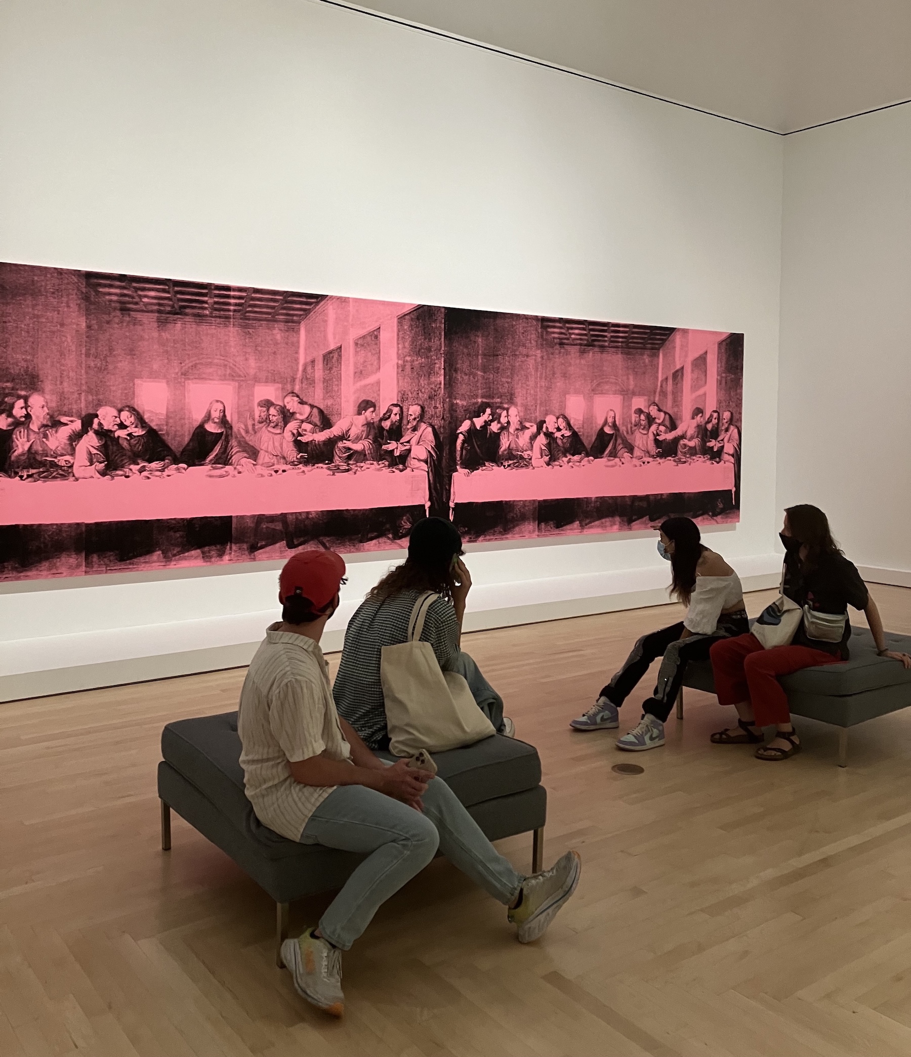 UGA students in the 2022 Lamar Dodd School of Art Maymester in New York exploring Andy Warhol: Revelation at the Brooklyn Museum of Art.