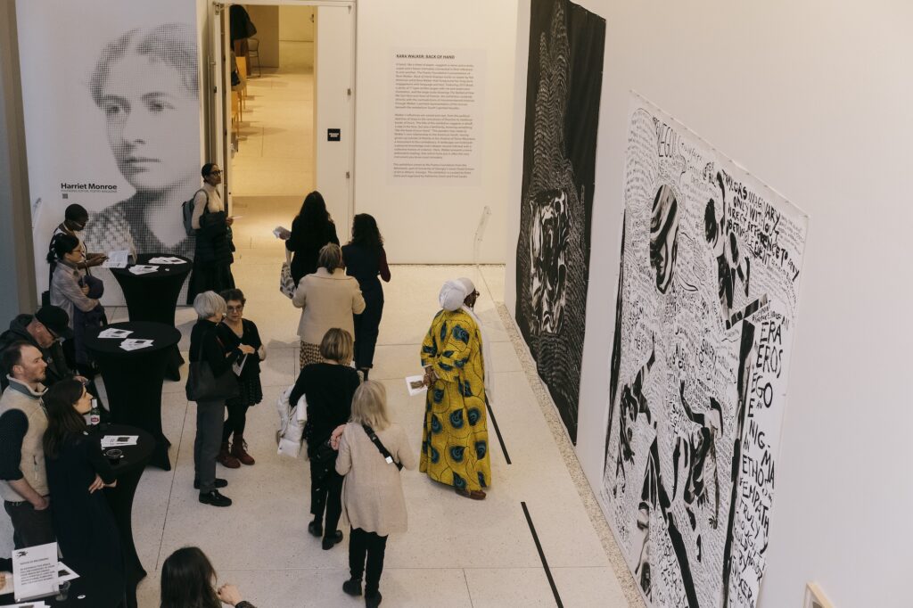Kara Walker: Back of Hand at the Poetry Foundation in Chicago, Spring 2024.