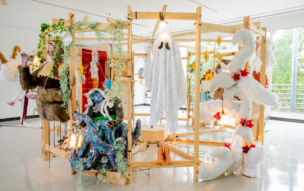 View of Counterpoint – Part I: The Tambour, exhibition organized by Martijn van Wagtendonk with collaborators.