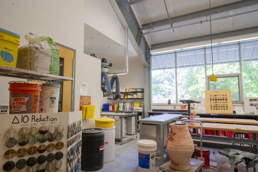 Glaze room