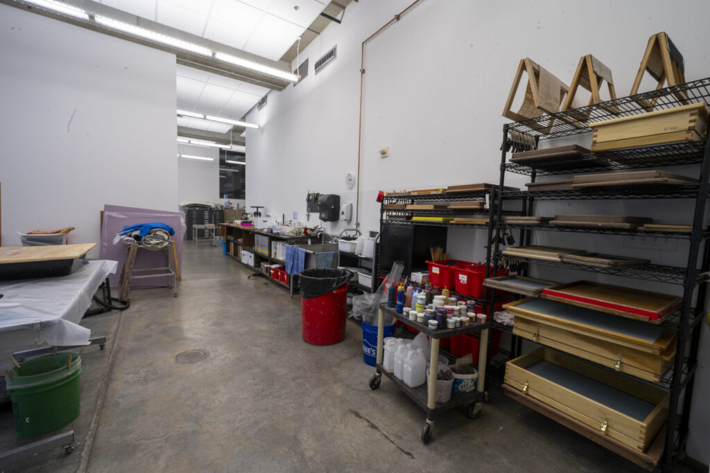 Image of papermaking studio